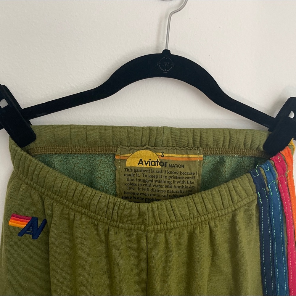 Aviator Nation Army Green Sweatpants